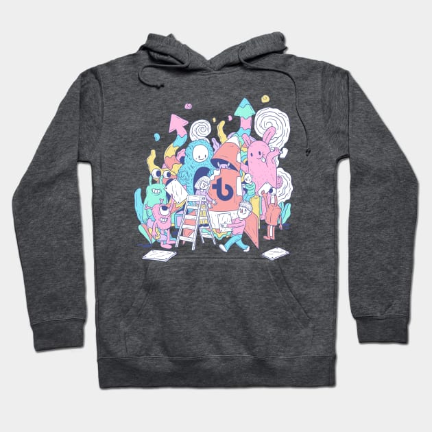 TB Doodle Art Hoodie by teambuilding.com